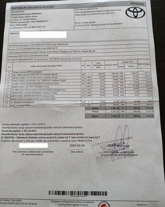 Toyota C-HR cena 97000 przebieg: 27000, rok produkcji 2020 z Poznań małe 211